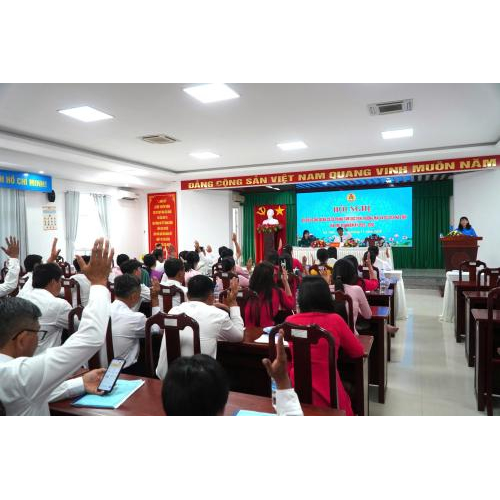 Hội nghị đại biểu công đoàn cơ sở Trung tâm Xúc tiến Thương mại và Du lịch Hà Tiên khóa VII, nhiệm kỳ 2025 – 2030